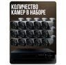 Комплект видеонаблюдения AHD 5Мп KIT-C515HDC 15 уличных камер с LED-подсветкой, без микрофона