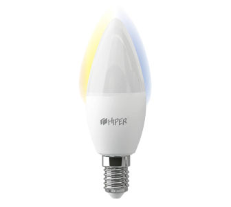 LED лампочка Wi-Fi "Умный дом" HIPER IoT C1 White (LED лампочка Wi-Fi "Умный дом" HIPER IoT C1 White)