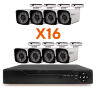 Комплект видеонаблюдения AHD 2Мп Ps-Link KIT-C216HD / 16 камер