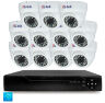 Комплект видеонаблюдения AHD 2Мп KIT-A211HD 11 камер для помещения, ночная съемка, датчик движения