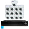 Комплект видеонаблюдения AHD 2Мп KIT-A213HD 13 камер для помещения, ночная съемка, датчик движения