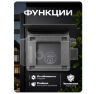 Комплект электромеханический замок с козырьком Undino UD-KIT-EML-G-RLB