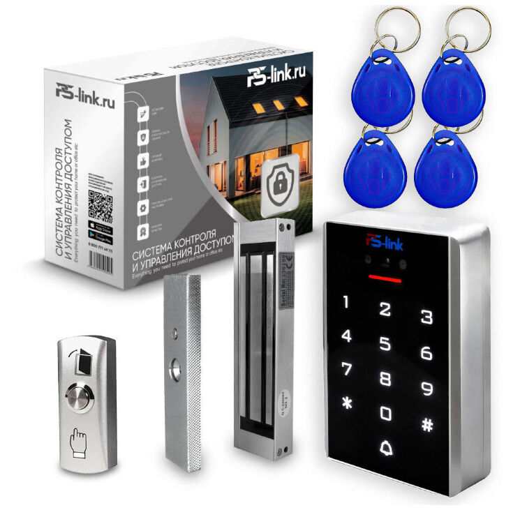 Комплект СКУД KIT-3D01EM-WP-W-180 распознавание лиц, RFID, WIFI