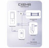 Комплект СКУД KIT-3D01EM-WP-W-180 распознавание лиц, RFID, WIFI