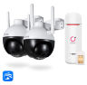 Комплект видеонаблюдения 4G Ps-Link KIT-WPA202-4G
