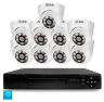 Комплект видеонаблюдения AHD 5Мп KIT-A509HD 9 камер для помещения, ночная съемка, датчик движения
