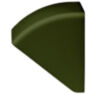 Козырек для звонка зеленый 85×65×75 мм