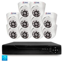 Комплект видеонаблюдения AHD 5Мп  KIT-A510HD 10 камер для помещения, ночная съемка, датчик движения