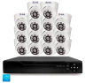 Комплект видеонаблюдения AHD 5Мп KIT-A514HD 14 камер для помещения, ночная съемка, датчик движения