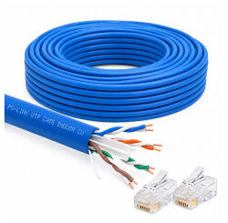 Кабель витая пара UTP4 cat.6 CU 80 метров  UTP-CAT6-CU80
