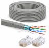Кабель витая пара FTP4 cat.5E CCA 80 метров FTP-CCA80