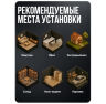 Комплект видеонаблюдения AHD 8Мп KIT-A803HD 3 камеры для помещения, ночная съемка, датчик движения