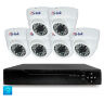Комплект видеонаблюдения AHD 8Мп KIT-A806HD 6 камер для помещения, ночная съемка, датчик движения