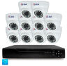 Комплект видеонаблюдения AHD 8Мп KIT-A810HD 10 камер для помещения, ночная съемка, датчик движения