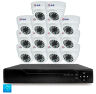 Комплект видеонаблюдения AHD 8Мп KIT-A814HD 14 камер для помещения, ночная съемка, датчик движения