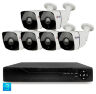 Комплект видеонаблюдения AHD 8Мп KIT-C806HD 6 камер для улицы, ночная съемка, датчик движения