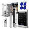 Система СКУД KIT-1203MF-350 электромагнитный замок 350 кг тип НО, кодовая панель Mifare 13.56, 2000 пользователей, IP40