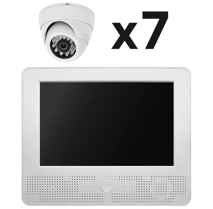 Комплект видеонаблюдения AHD 2Мп KIT-A9207HD 7 камер для помещения, регистратор с монитором
