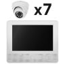 Комплект видеонаблюдения AHD 2Мп KIT-A9207HD 7 камер для помещения, регистратор с монитором
