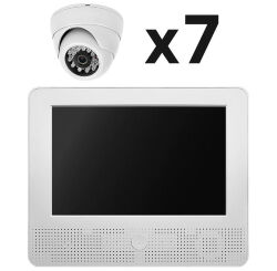 Комплект видеонаблюдения AHD 5Мп  KIT-A9507HD 7 камер для помещения, регистратор с монитором