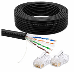 Кабель витая пара UTP4 cat.6 CU 100 метров  UTP-CAT6-CU100-OUT уличный