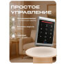 Система СКУД KIT-1203MF-B на 1 дверь, панель со считывателем RFID 13МГц Mifare, замок черный накладной, НЗ тип