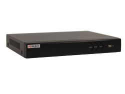 Видеорегистратор HD-TVI 8 канальный гибридный HiWatch DS-H208QP PoC, AHD и CVI камер 2 канала IP